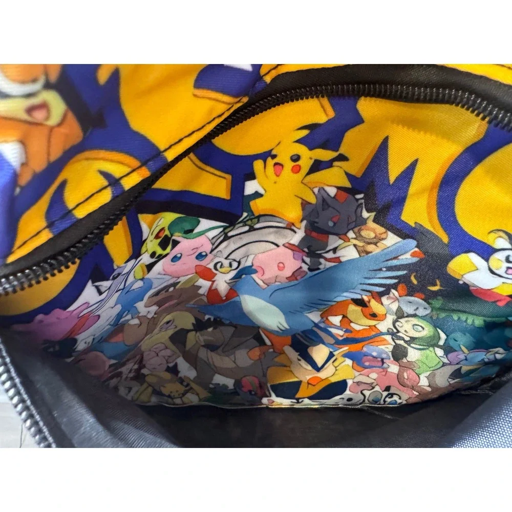 Pokemon Kids Backpack Lunch Bag Pencil Case 3-Piece Set Allover Character Print